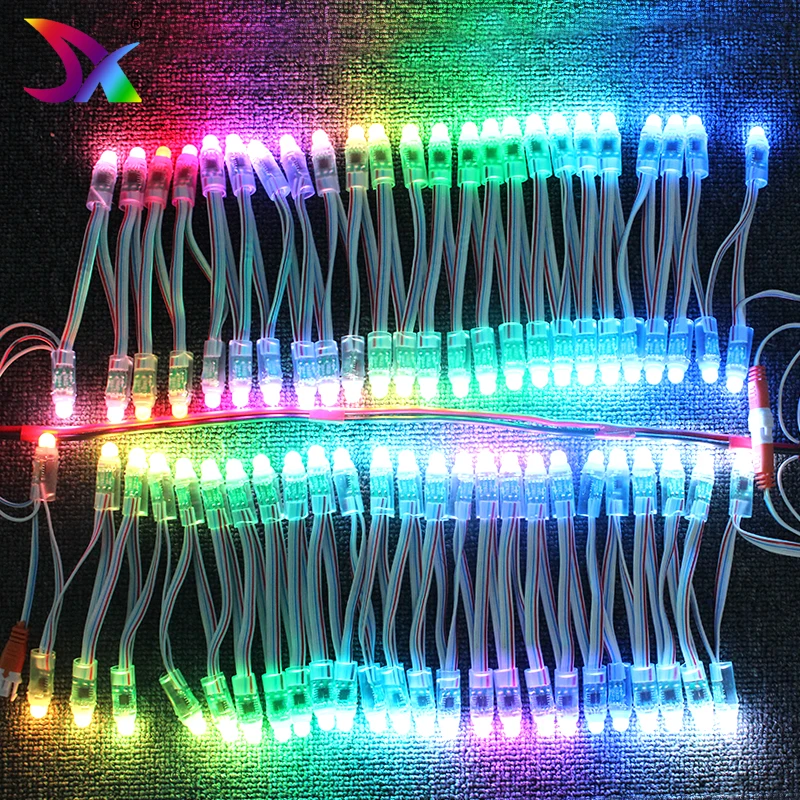 
5v 12v 12mm / 9mm led pixel Full - color one color module waterproof 1903/ws2811/ws2801/16703ic IP65 