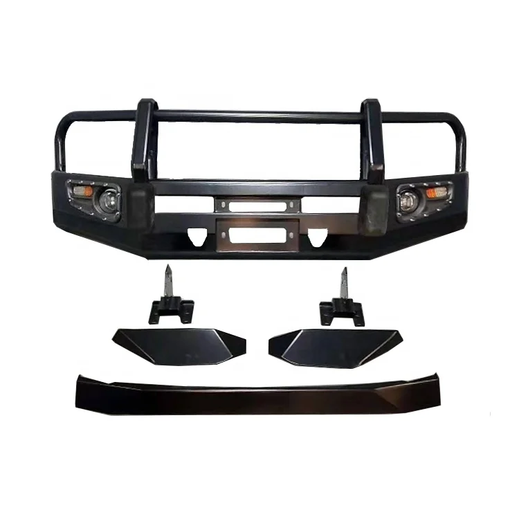 Wholesale China 4x4 Offroad Steel front Car Bumper 4x4 for Mitsubishi Pajero 05-14 front Car Bumper