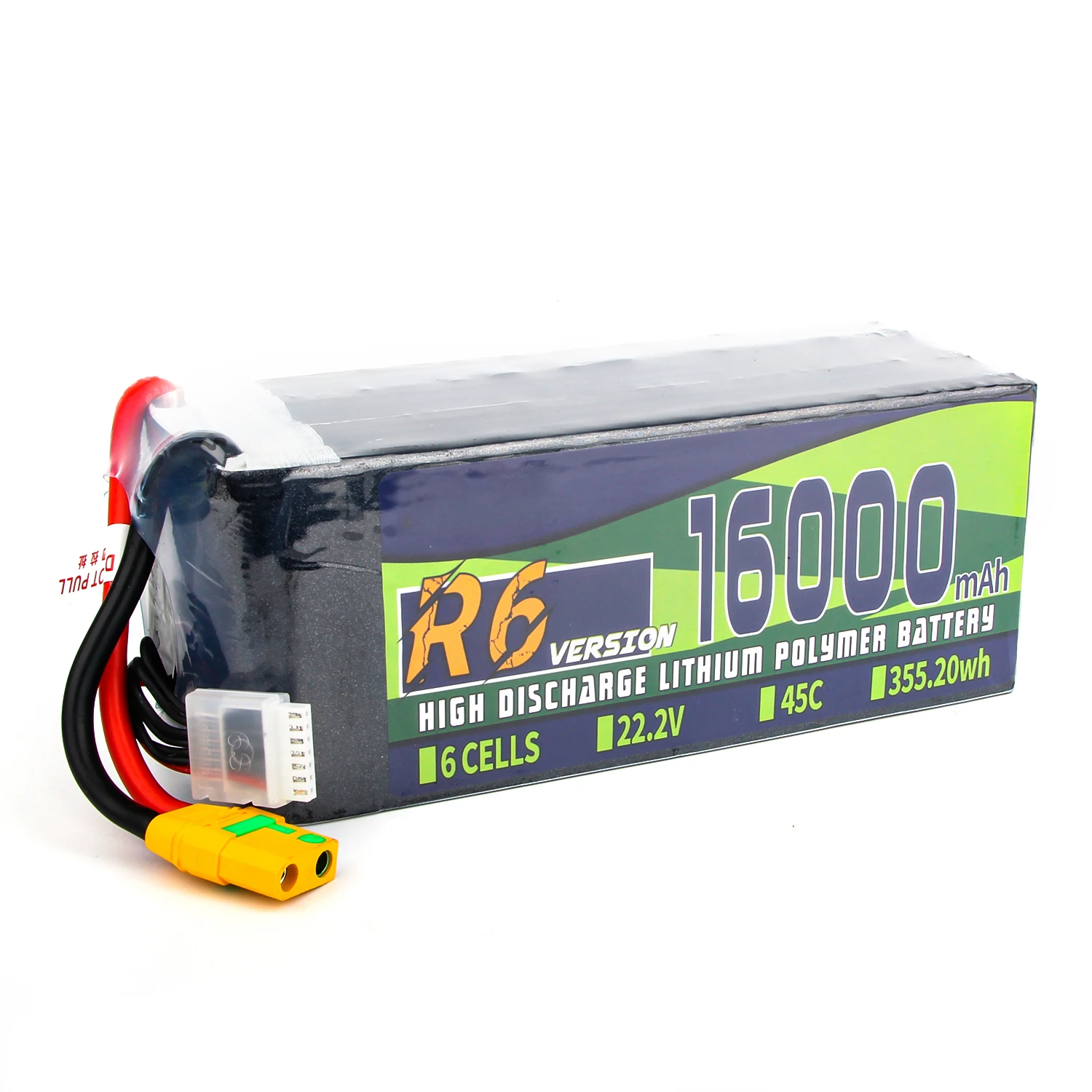 LiPo RC Battery 6S 16000mAh 22.2V 45C With XT90 Plug for Airplane Helicopter T20 T40 e88 drone battery