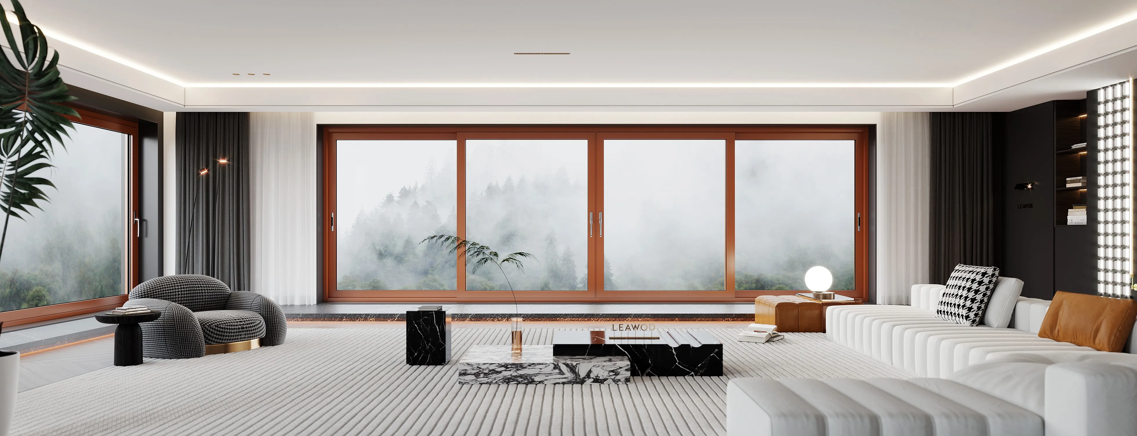 seamless welding heavy duty sliding door double glazed smart sliding door