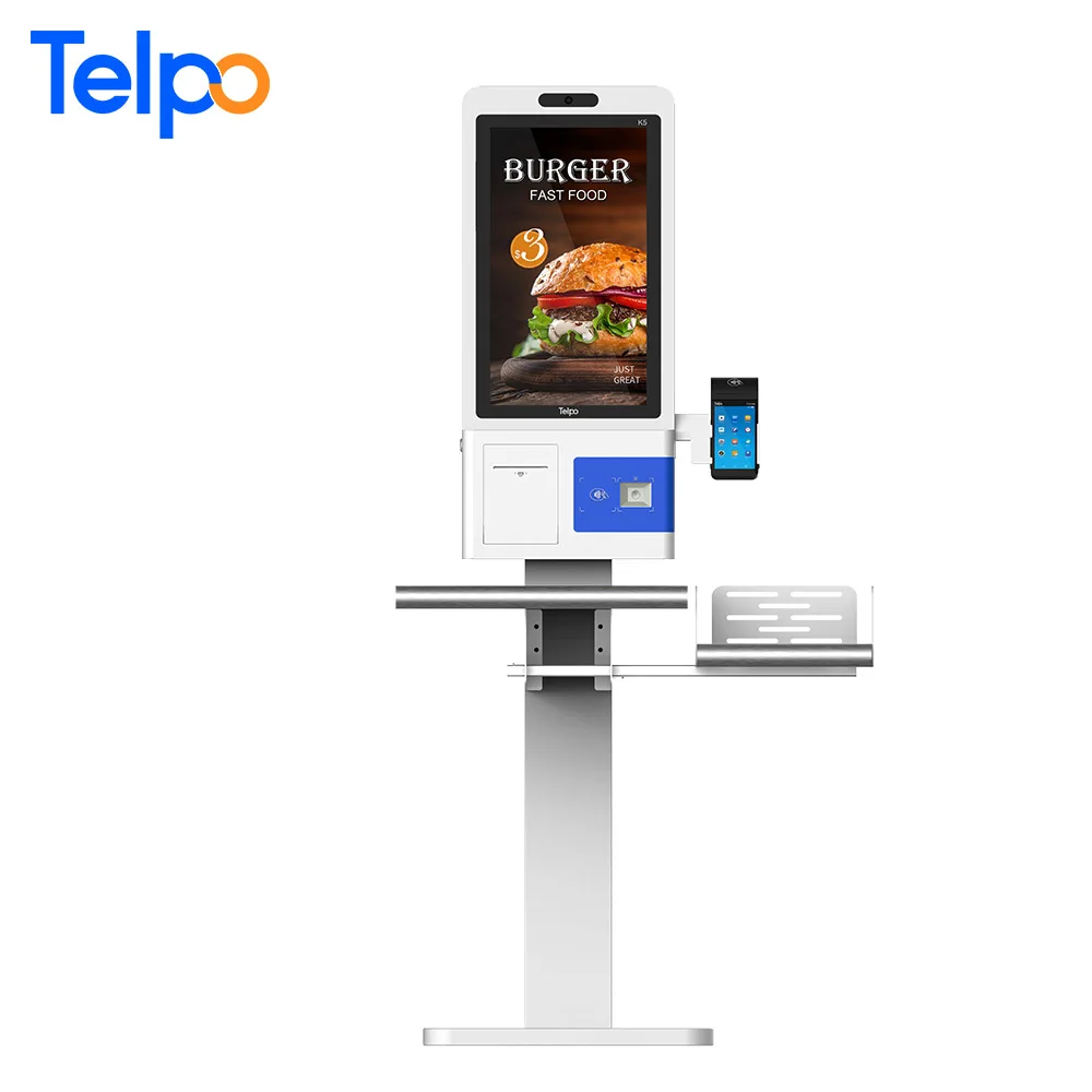 Telpo K5 для приставки Android Smart киоск машина цена с 21 дюймов сенсорный экран оплаты