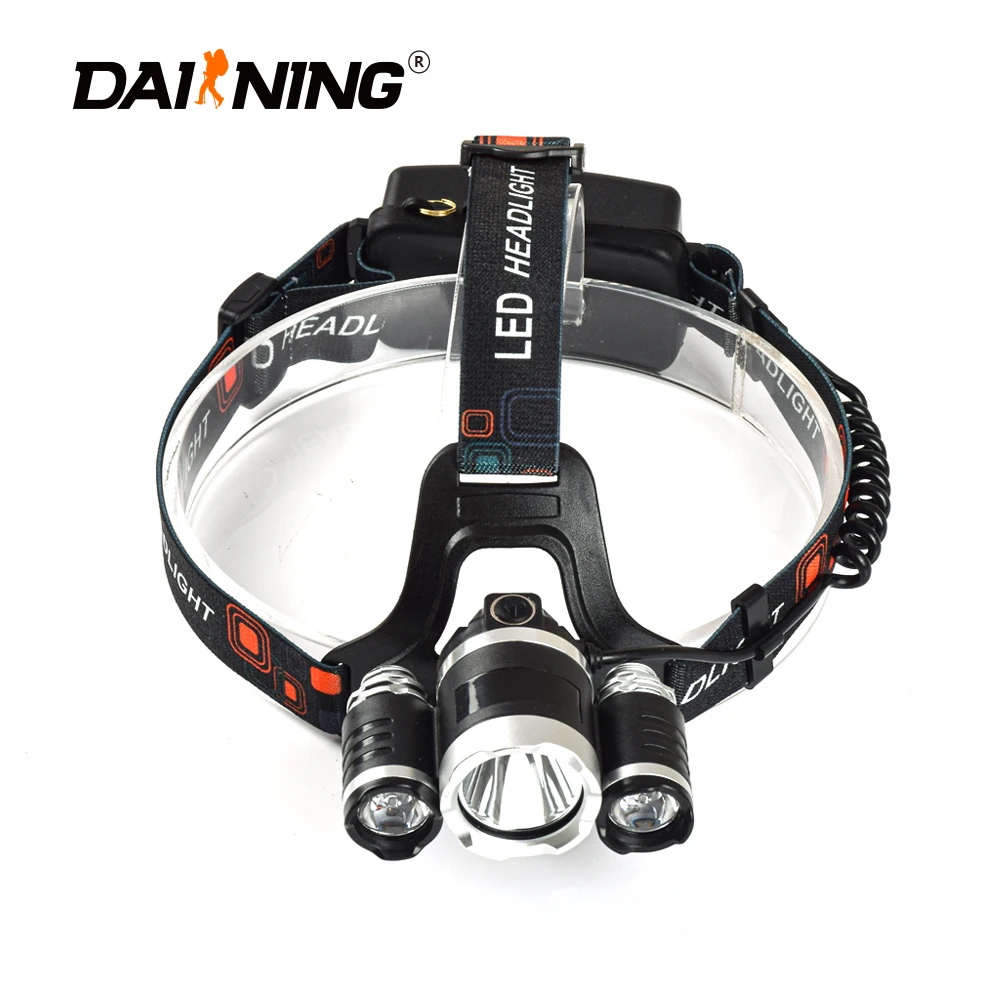 Super Bright aluminium  Camping Tactical Zoomable 18650 battery USB rechargeable LED Headlight Head Light lamp