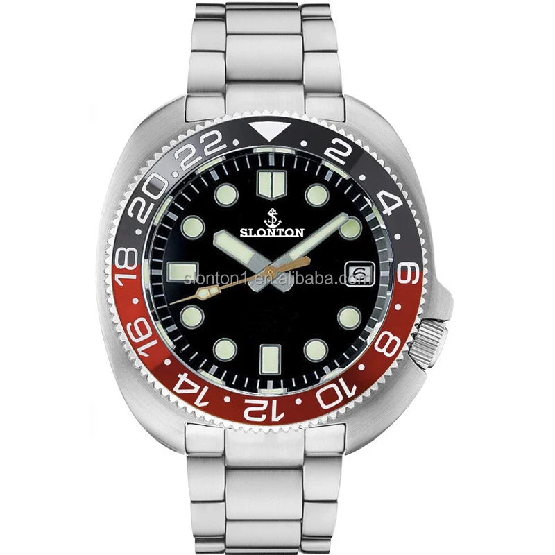 
NH35 NH36 movement 300 meters waterproof luxury mens diver watch with 316L stainless steel bracelet 