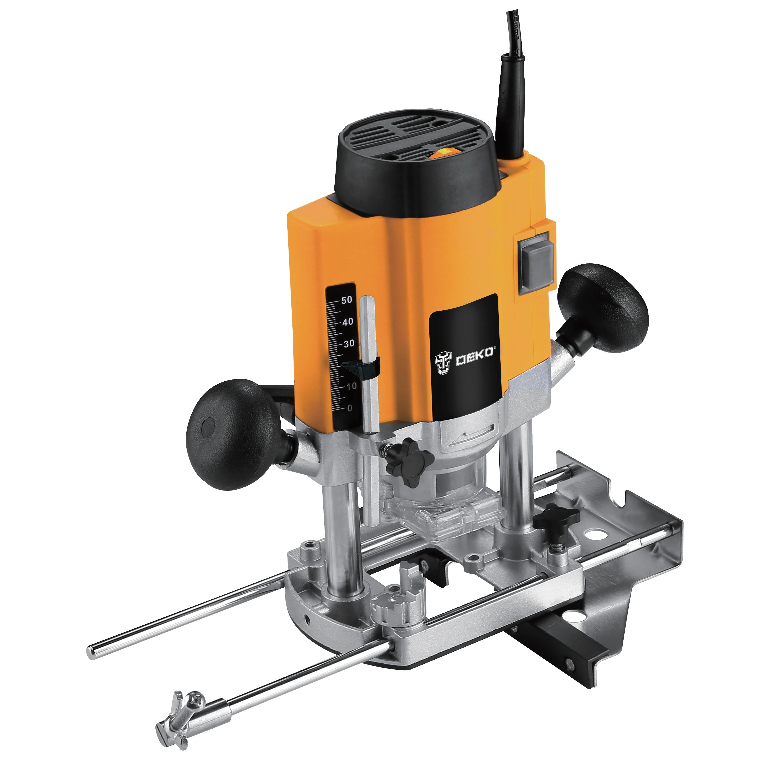 DEKO  DKER8 1100w Electric Router 16000-30000rpm Trimmer Electric Wood Router 8mm 220v Electric Router Machine Trimming Machine