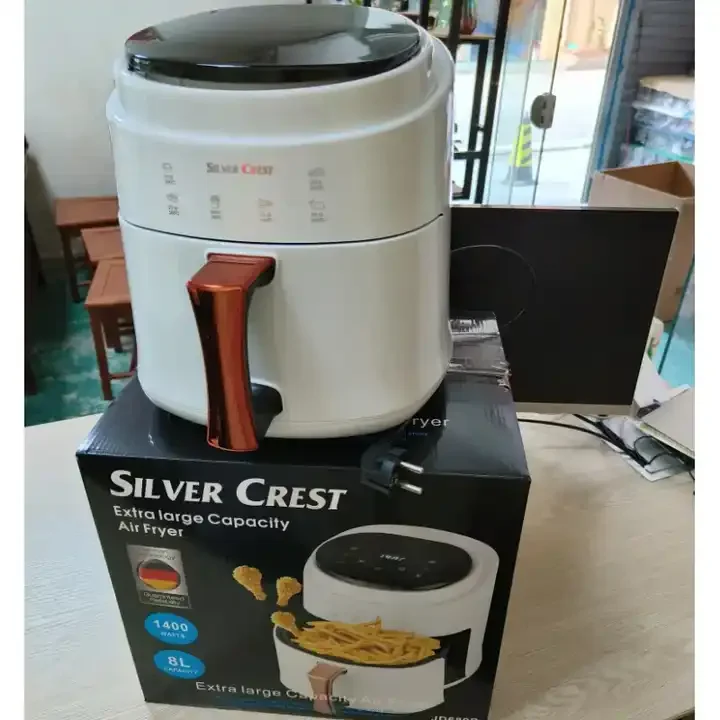 2024 new household oil free touch colorful screen 7l air fryer britania