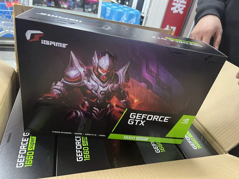 Colorful 1660s GPU Graphics Card iGame GeForce GTX 1660 SUPER Ultra 6G-V GPU for Gaming