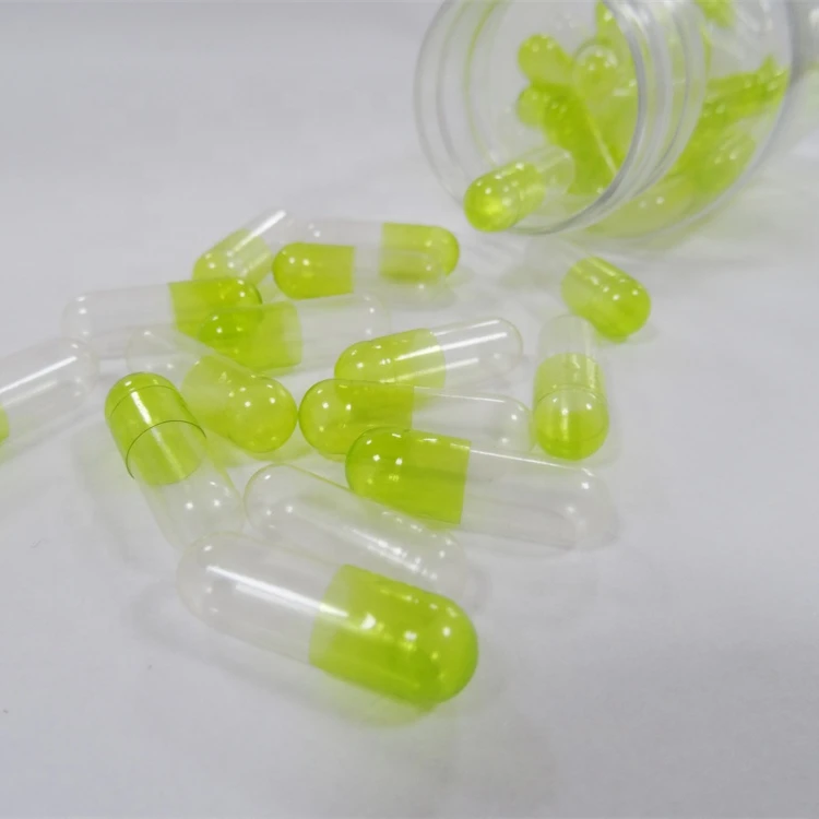 Hpmc acid resistant hard capsuled vegetarian vegetables dark red and white empty capsule