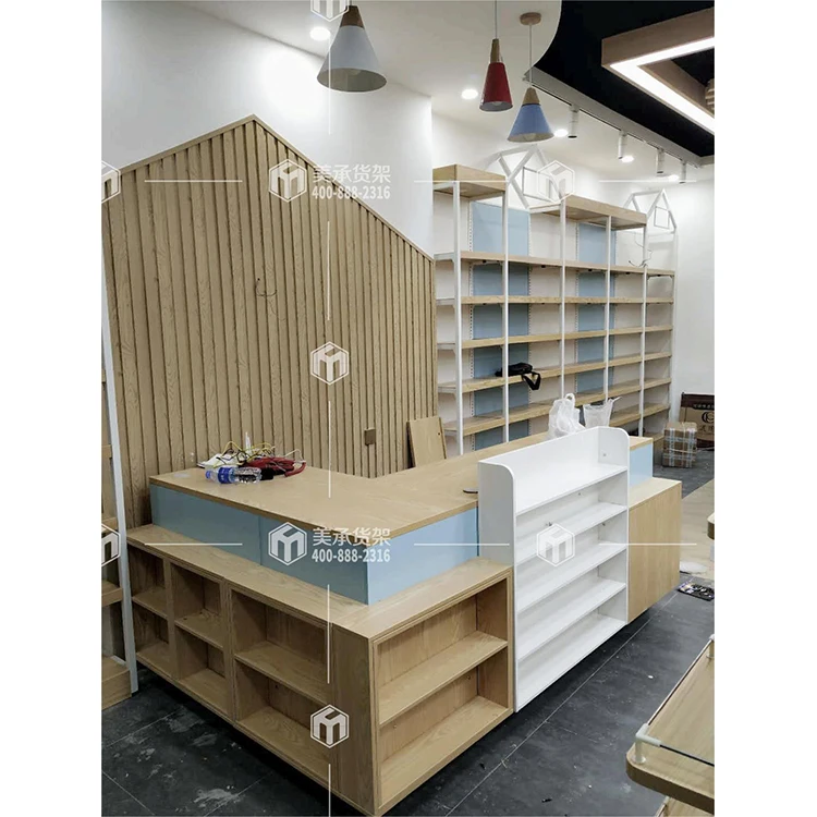 Meicheng Pink Checkout Counter Modern Reception Counter Desk Design Beauty Shop Marble White Salon Desk Front Desk Reception