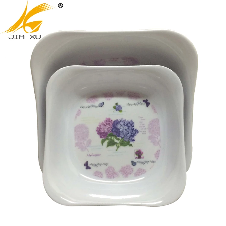 4.5 Inch melamine plate square dish