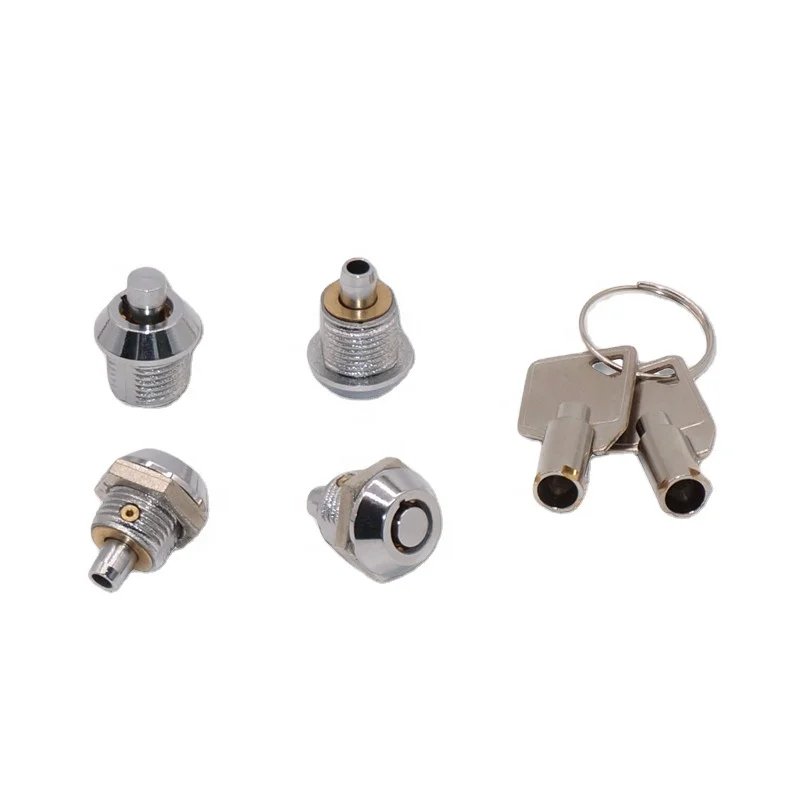 Security Zinc Alloy Pin code Sliding Door Cylinder Key Cam Lock