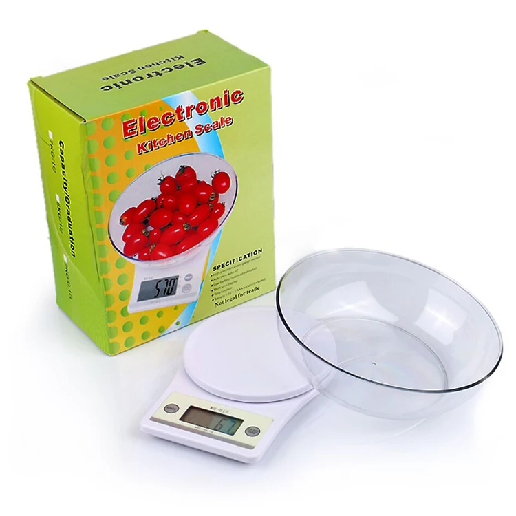 Hot selling Large LCD display screen  with  green  electronic scale for kitchen