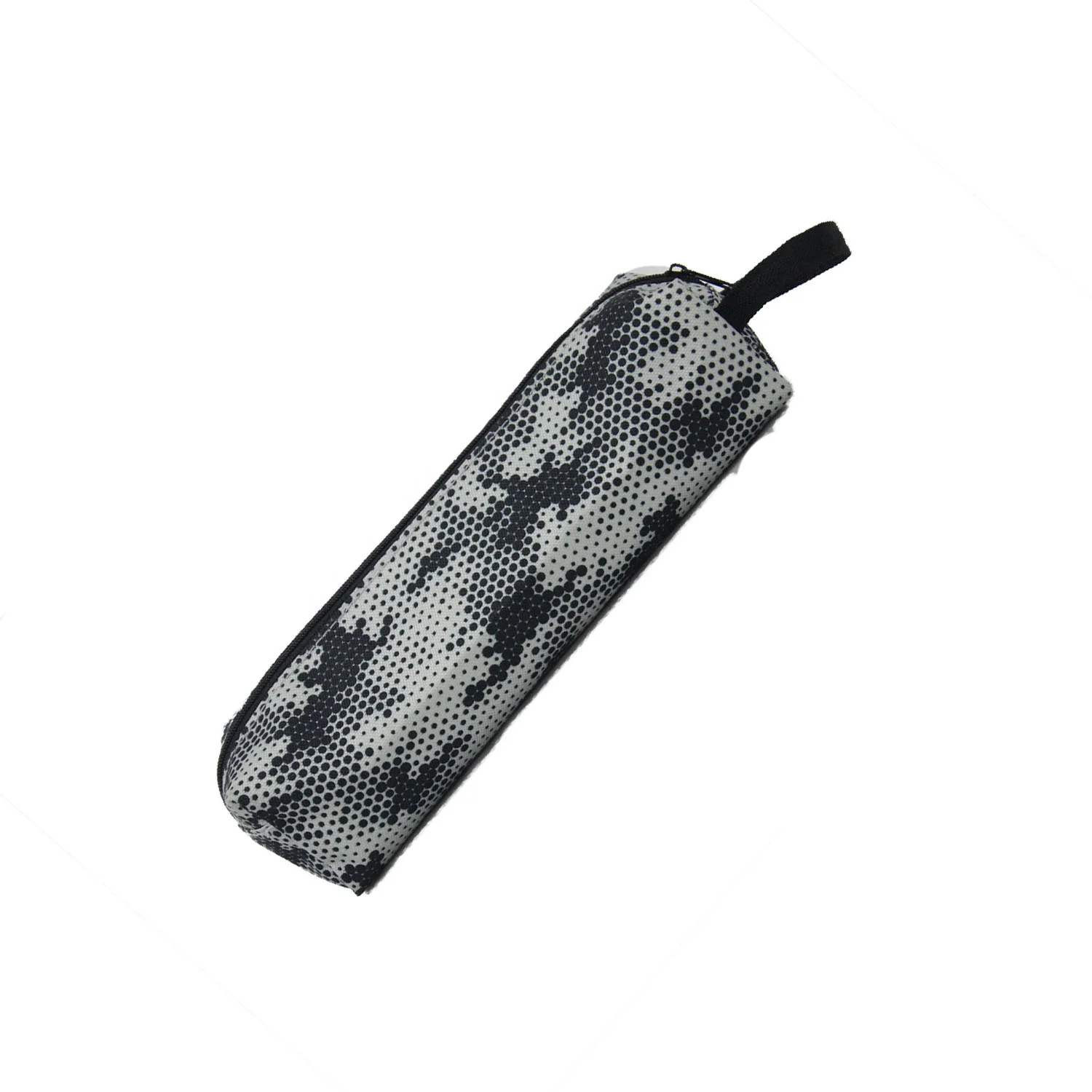 Customized Portable 300D  Pencil Bag  Brief Durable   Large Capacity  Patterned Pencil Case  with Handle