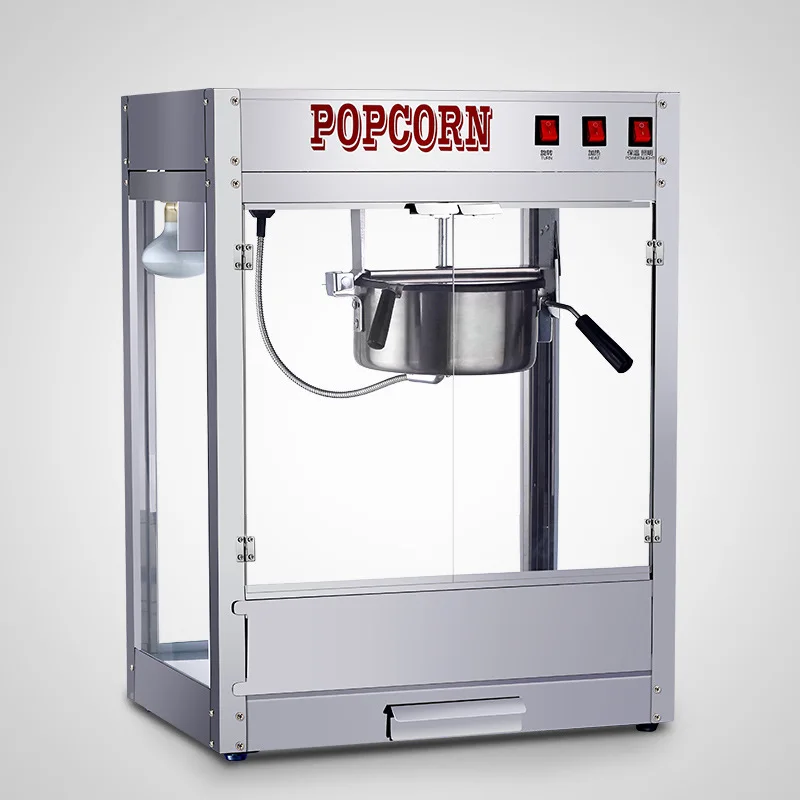 Delicate Commercial Popcorn Machine / industrial Popcorn Maker