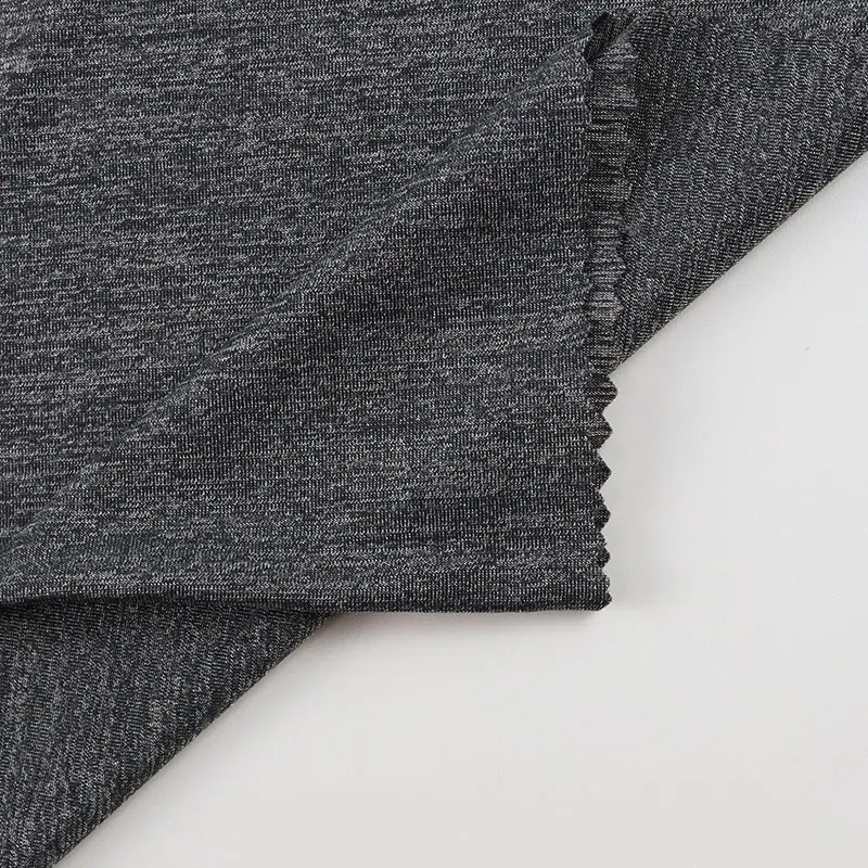 Factory customized elastic knitting yarn nylon polyester spandex mixed color swimwear fabric