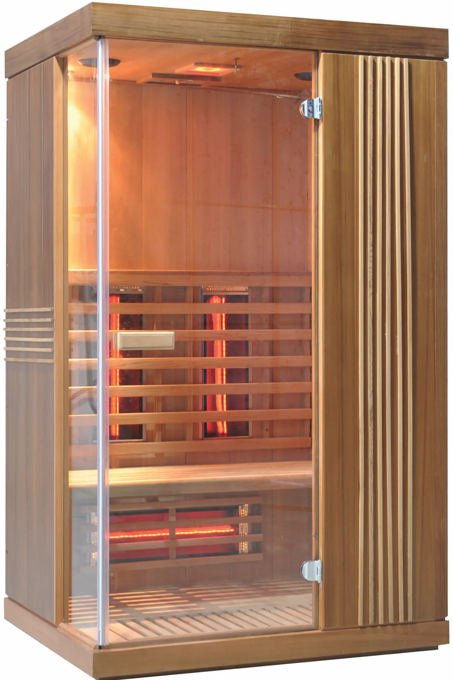 2021 hot sale high quality backrest and adjustable wind window wood sauna room for healthy