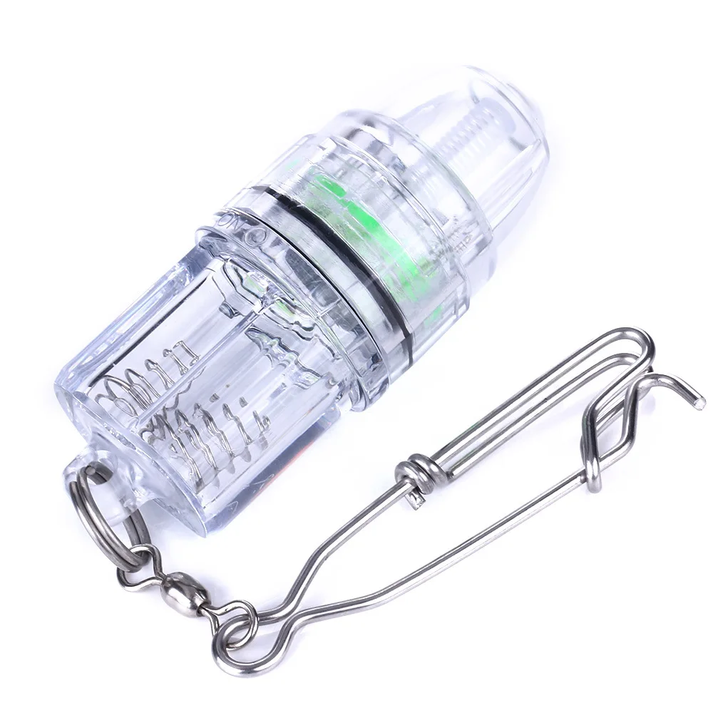 Deep Drop Underwater Fishing Light Bait Lure Squid Water-Triggered Design Fish Attracting Lamp LED Versatile Flash Lights