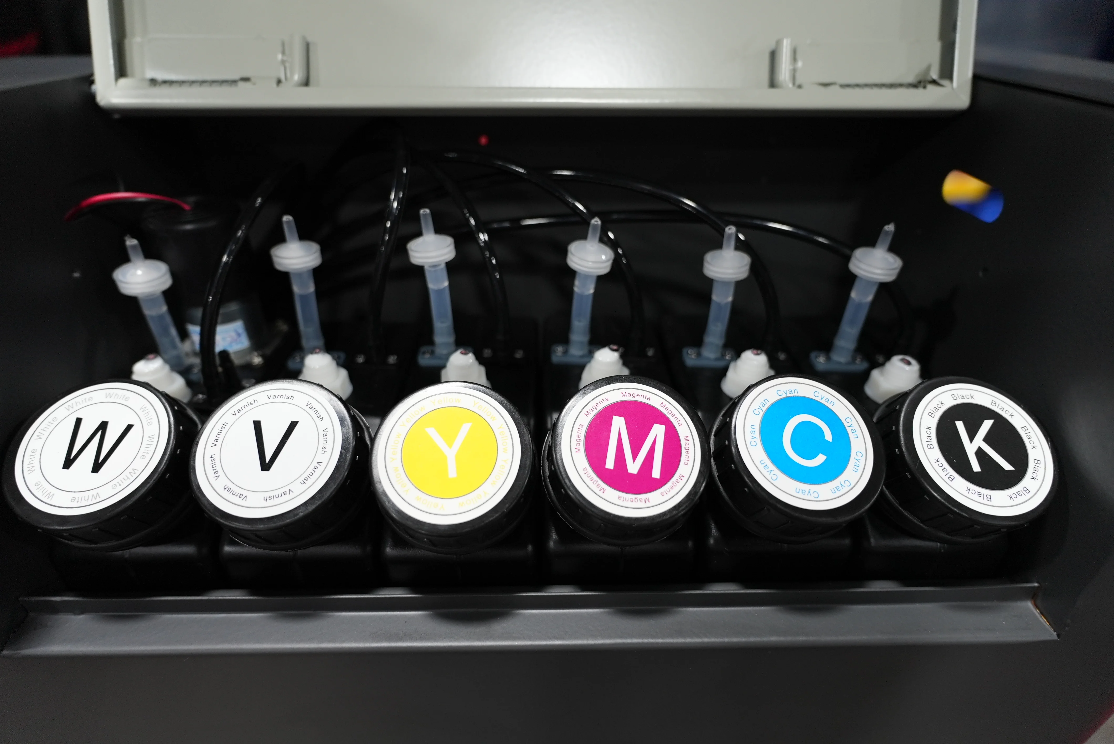 Newest version UV DTF Film A Film B sticker printing 35*45cm UV Flatbed  inkjet digital dual xp600 head printer