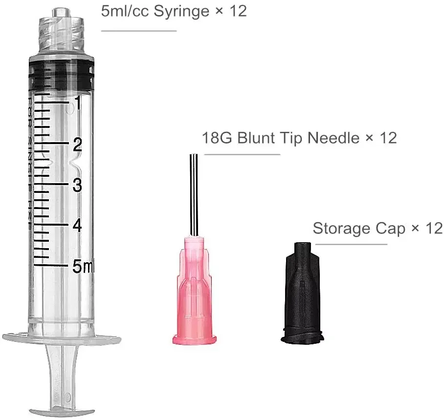 Wholesale Low Price 1mi, 2ml, 5 ml Disposable Syringe with Needle High Quality Disposable Syringe CE Approved