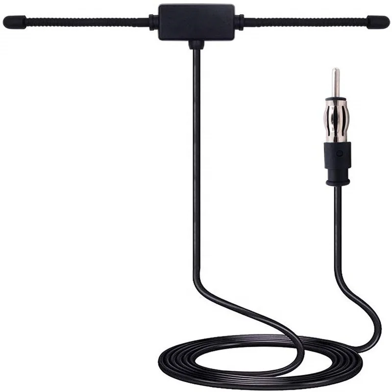 433mhz  Car Stereo AM  FM Dipole DIN Adapter Antenna Hidden Adhesive Mount AM FM Radio Antenna for Vehicle Car Truck SUV Radio