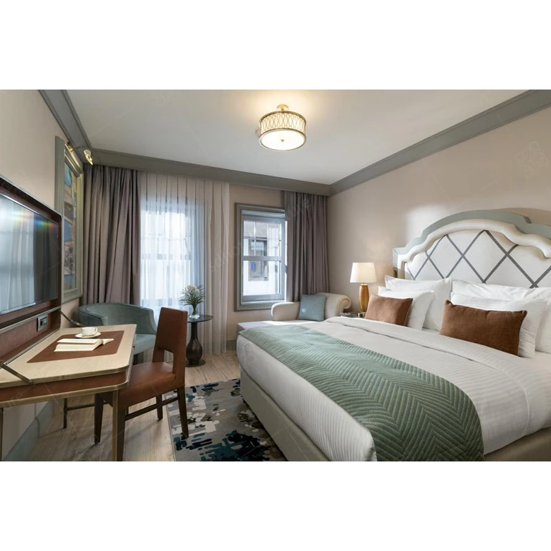 
Foshan Luxury 5 Star Hotel Furniture Custom Made Hotel Bedroom Set For Sale 