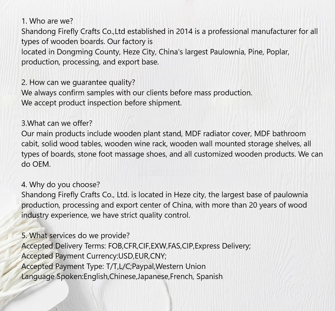 Factory supply 1220x2400 mm wall panel