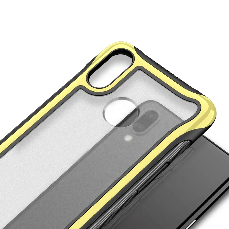  Saiboro новейший стиль ударопрочный прозрачный Контрастный ЦВЕТНОЙ Гибридный чехол для мобильного телефона Samsung Galaxy A10s