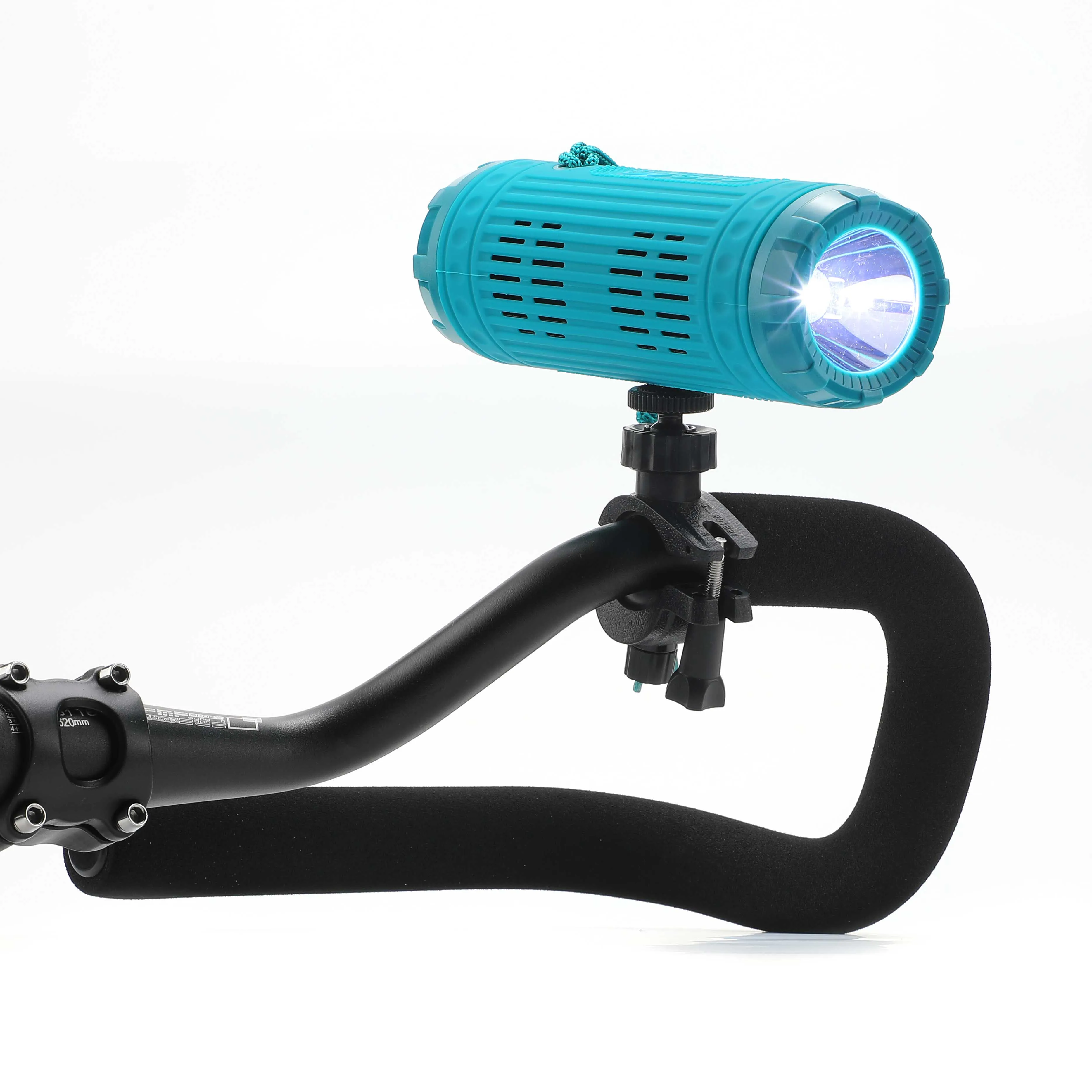 TG312 Portable Flashlight Wireless BT Mini 10W Speaker Outdoor Waterproof Support USB TF FM AUX with Bracket