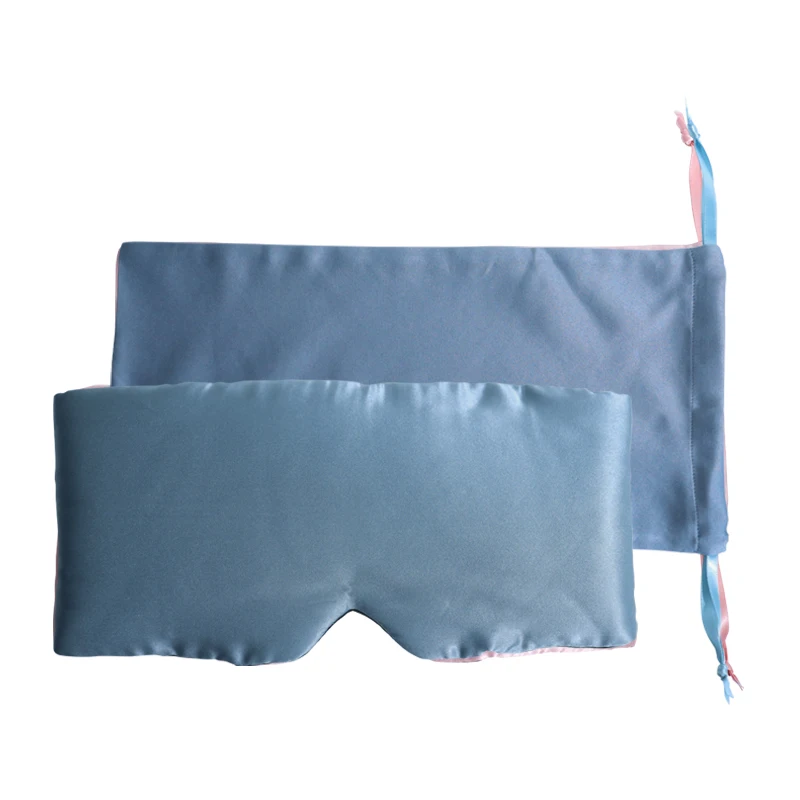 Custom Luxurious Silk Eyemask With package Bag Experience The Ultimate Sleep Comfort With A Silk Eye Mask