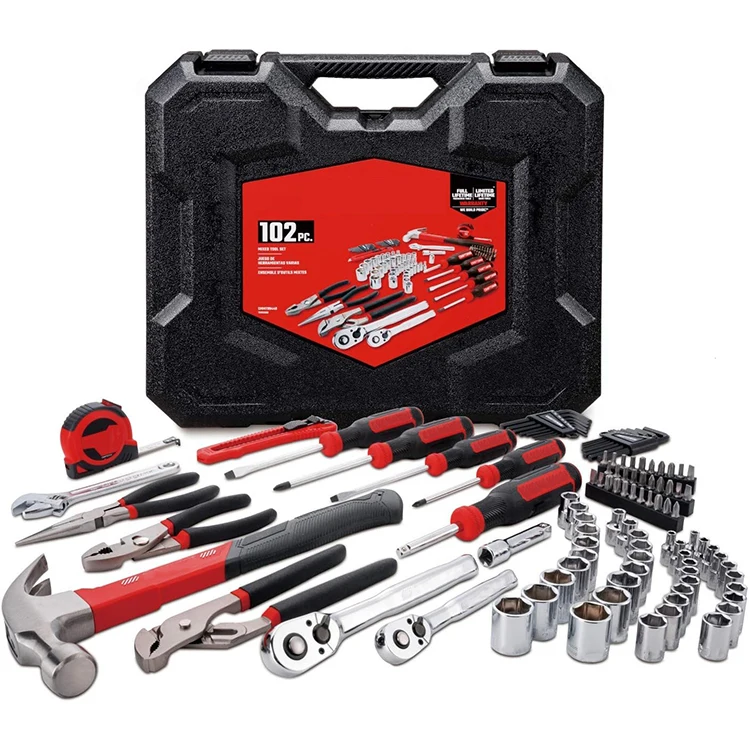 professional workshop rechargeable drill mechanic wrench hand tool box set kit for bike
