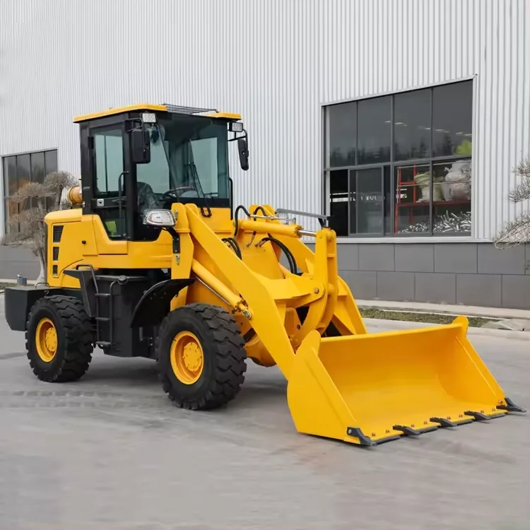 Easy to Operation Electric Loader 1.5ton Mini Loader 4x4 Wheel Loader Mechanical for Sale