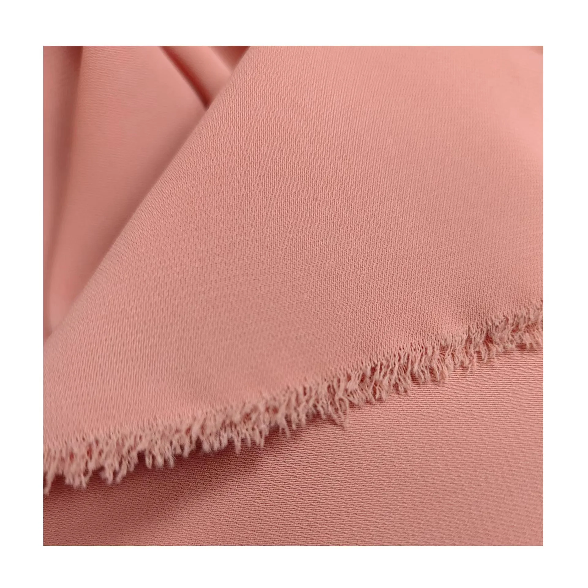 Factory second batch 135g matte broken card SPH elastic dress fabric top shirt polyester wide leg pants broken card