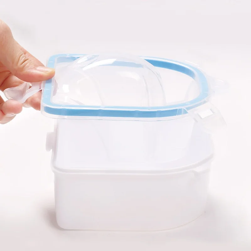 Wholesales manicure soak bowl hand pink blue finger acrylic nail soaking bowl polish remover nail soak off bowls