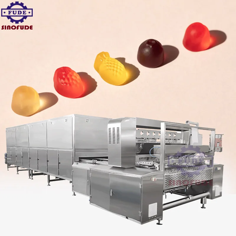 Fully Auto Multivitamin Sinofude Liquorice Gummy Candy Making Machine Deposit Production Line Equipment for Gummy