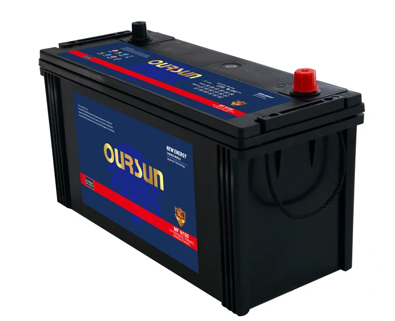 Maintenance free lead acid truck battery n150 12v 150ah