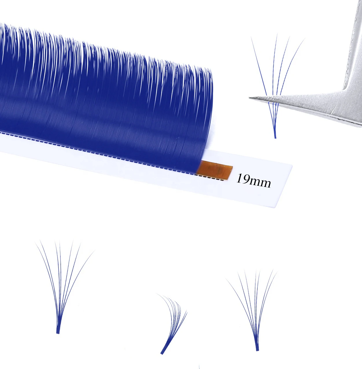 wholesale supplies neon vu colorful individual eyelash extensions easy to make fan private label colored eyelash extension