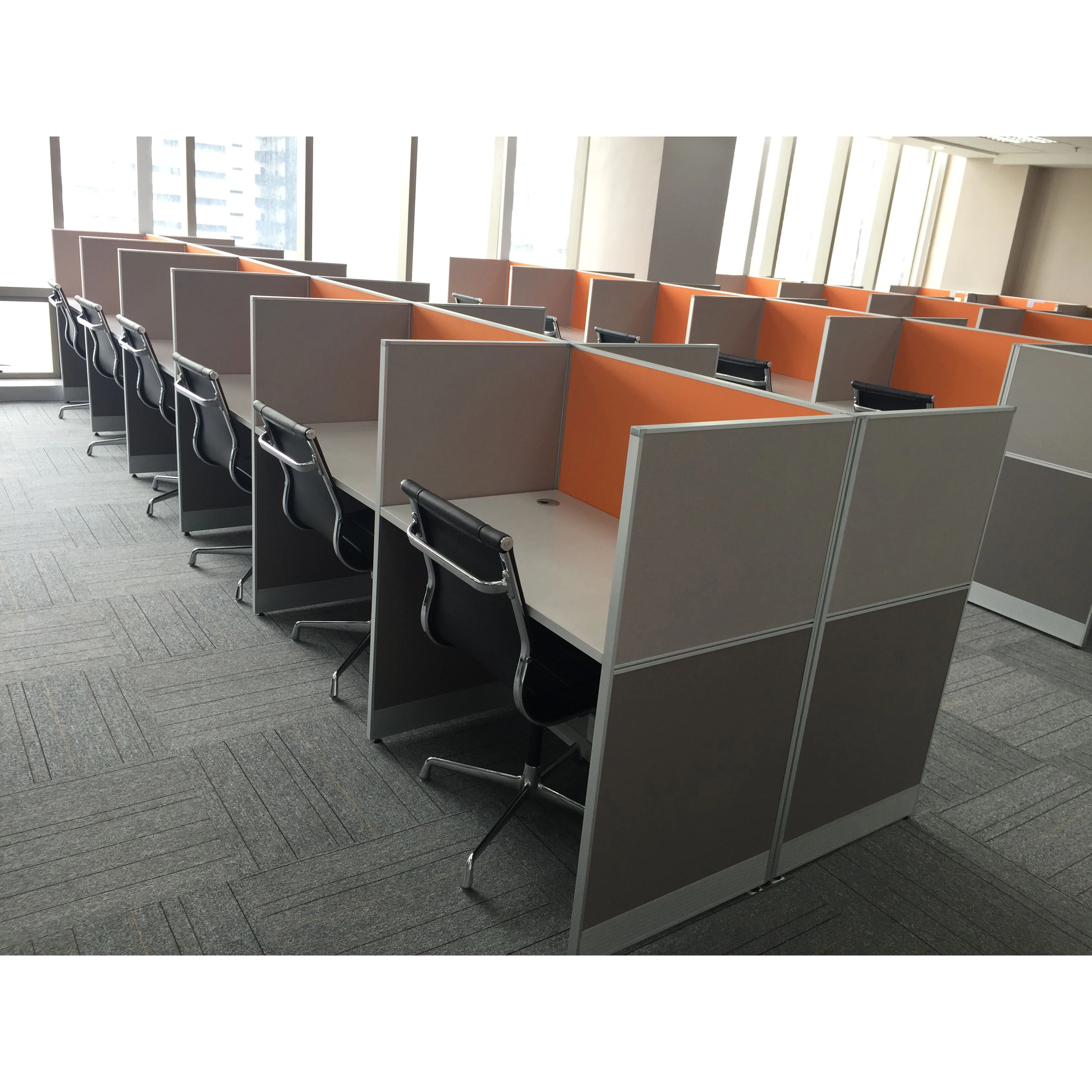 High quality modern customized call center cubicle workstation desk in Philippines