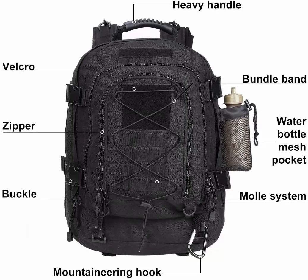 AYPPRO Direct Wholesale Custom Designer Large Camo Nylon Tactical Backpack Waterproof Molle Assault Rucksack Camping Hiking