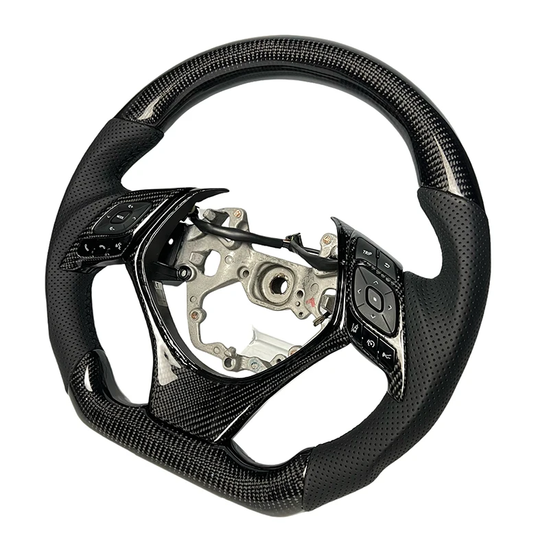 Personalized customized genuine carbon fiber sports steering wheel For Toyota CHR modified carbon fiber steering wheel