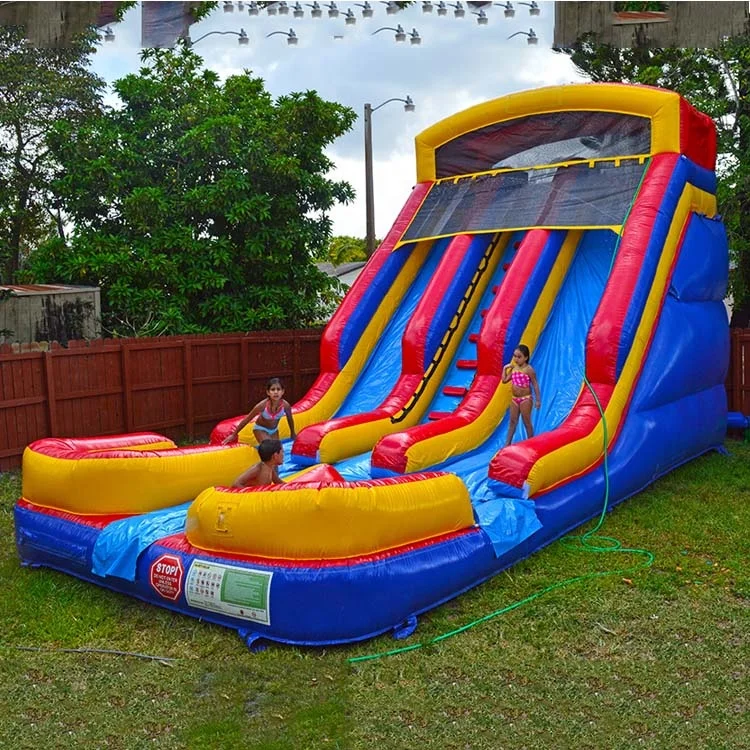 Парк развлечений спортивная игра на открытом воздухе детский задний двор надувной замок надувная водная горка большие надувные влажные горки для бассейна
