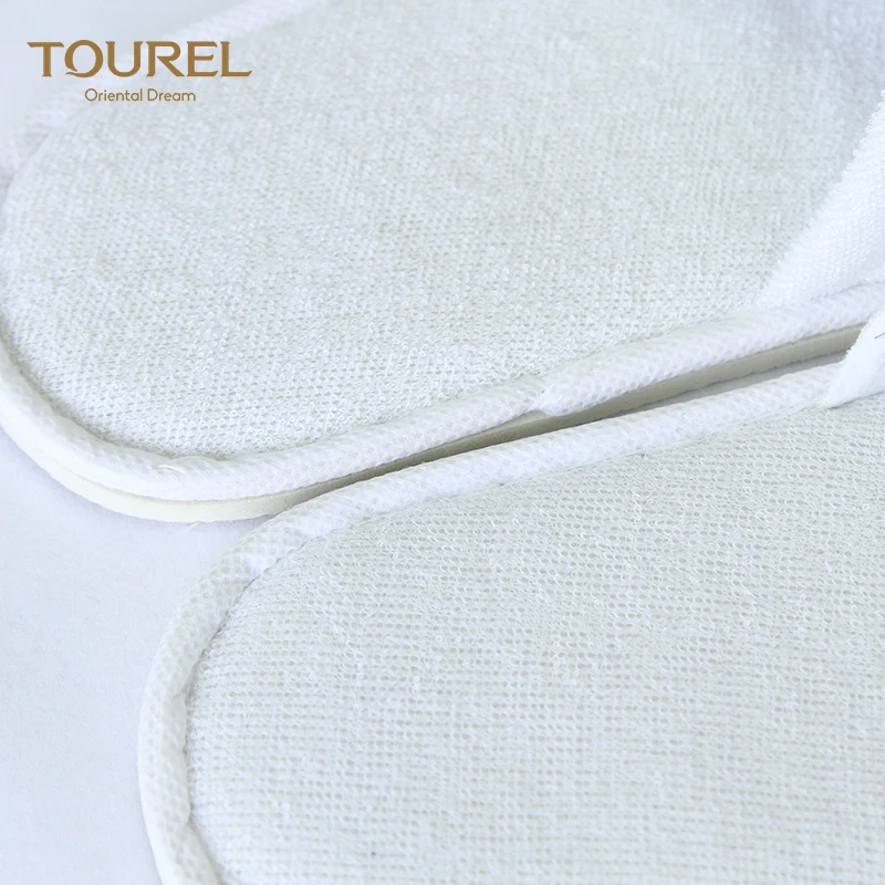 Hot Sales Closed Toe Hotel Terry Towel Disposable Slipper