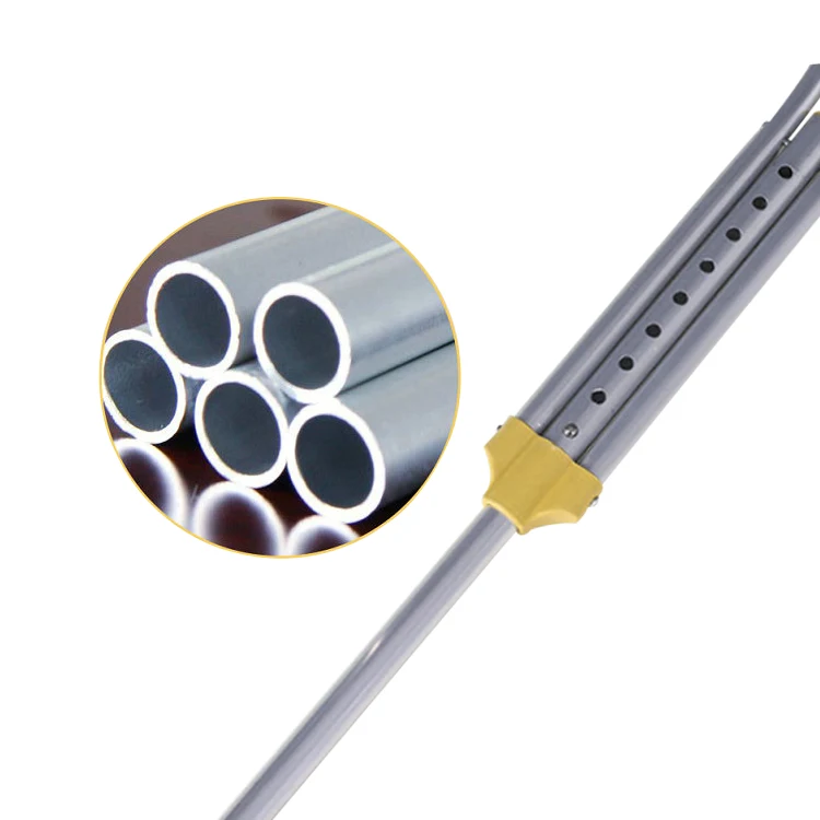 Medical aluminum alloy adjustable underarm crutch axillary crutches aluminum
