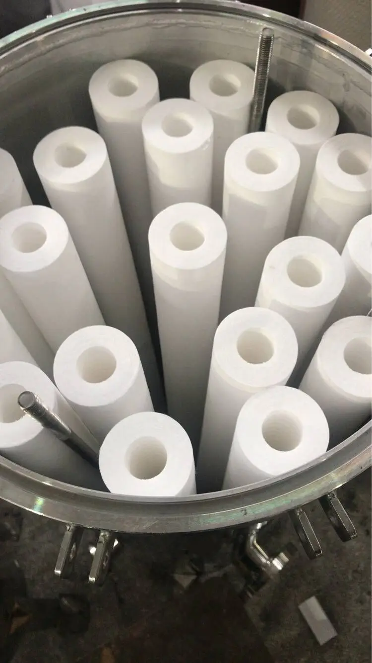 Manufacturer Pure water for micro-electronics filtration 0.22um horizontal type stainless steel 304 cartridge filter housing