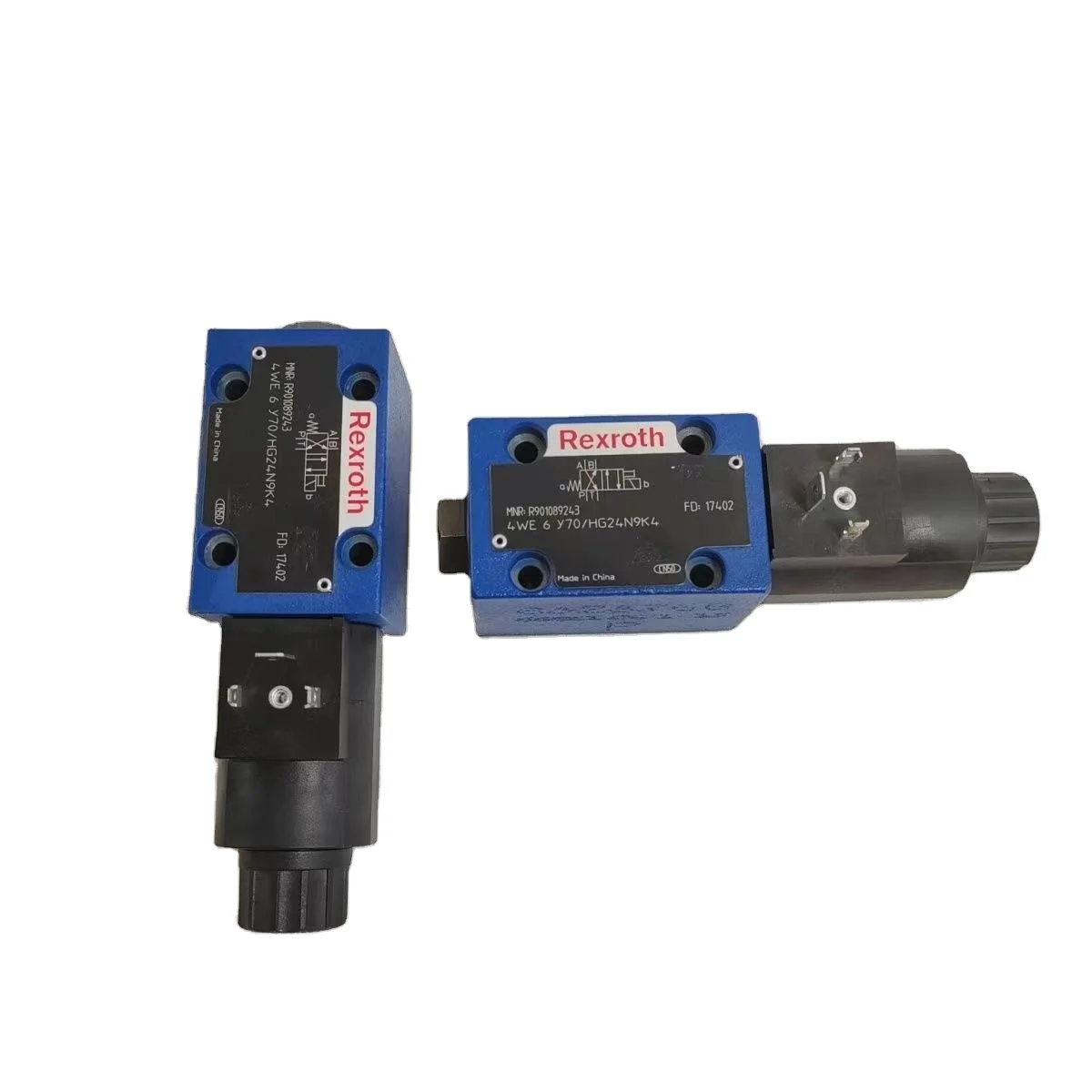 Rexroth Single Head Solenoid Valve 4WE-6-Y70/HG  for Concrete Pump Truck Sanyi Zoomlioon XCMGg