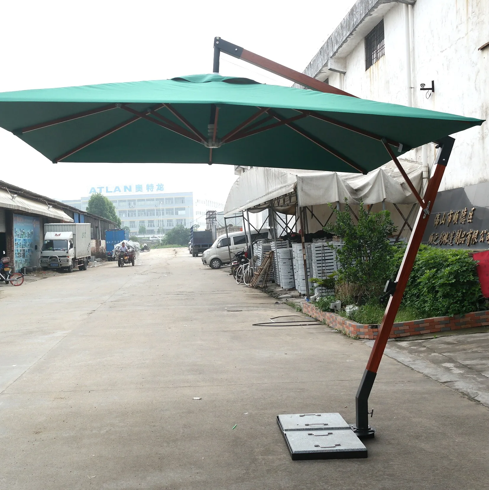 Зонт для внутреннего дворика, сменный зонт для внутреннего дворика, открытый зонт для внутреннего дворика