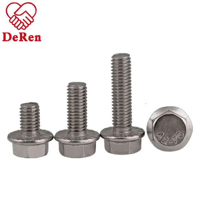 High Quality Factory Price Flange Bolt Hex Head Flange Bolt DIN6921/DIN6922