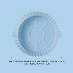 Kitchen supplies wholesale air fryer silicone lined baking pan reusable air fryer liner