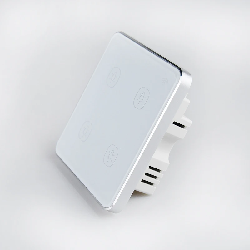  Tuya Smart Life APP Великобритании ЕС стандарт Wi-Fi 4 банды смарт сенсорный выключатель интеллигентая (ый) переключатель для пульт дистанционного управления создания качественного соединения мобильные