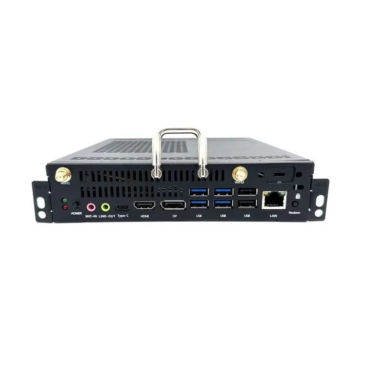 Customized OPS Mini PC Integrated HD 4K 8th/10th/11th/12th I5/I7 Industrial Embedded Computer DDR4 Memory 4K Industrial Embedded