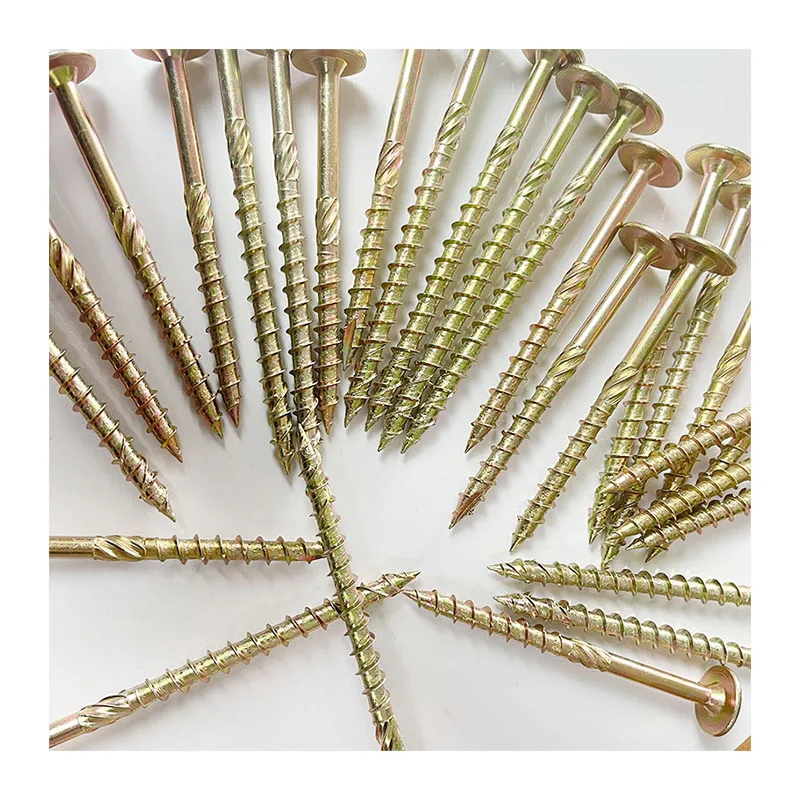 Wholesale Factory Cheap Yellow Carbon Steel Chipboard Screw Wood Screw For Construction