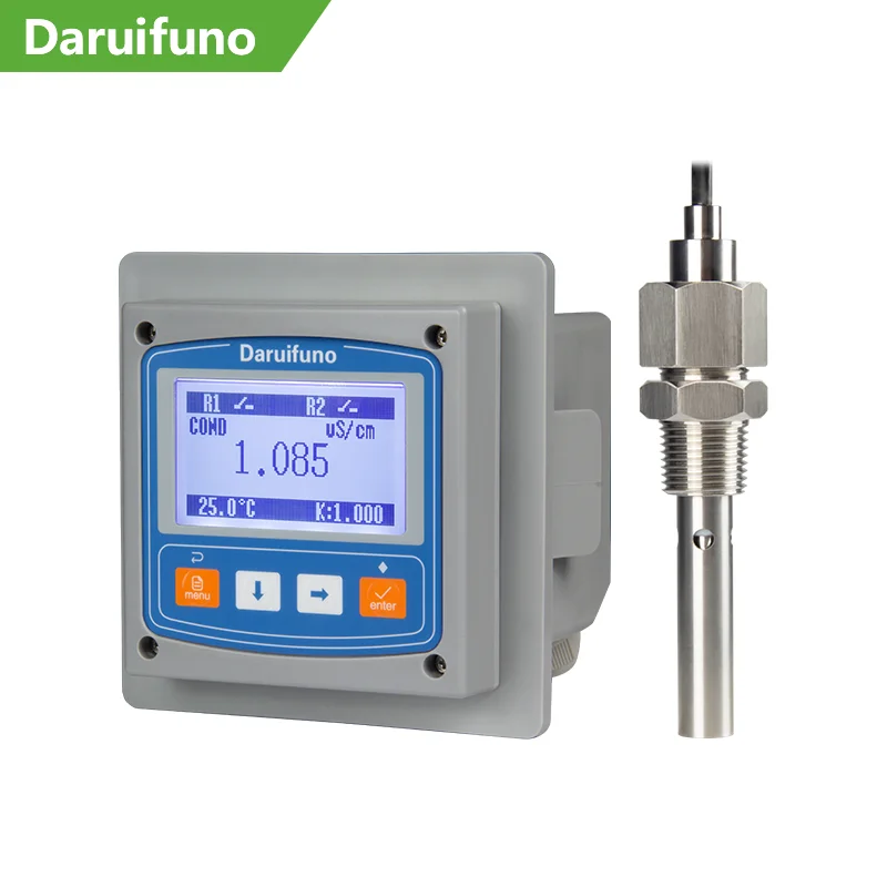 Online Ultrapure Water Conductivity Probe Sensor for Hydrogen Fuel Cell